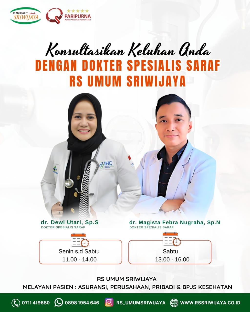 🧠 Layanan Dokter Spesialis SarafSering mengalami sakit kepala berkepanjangan, kesemutan, sulit (1)