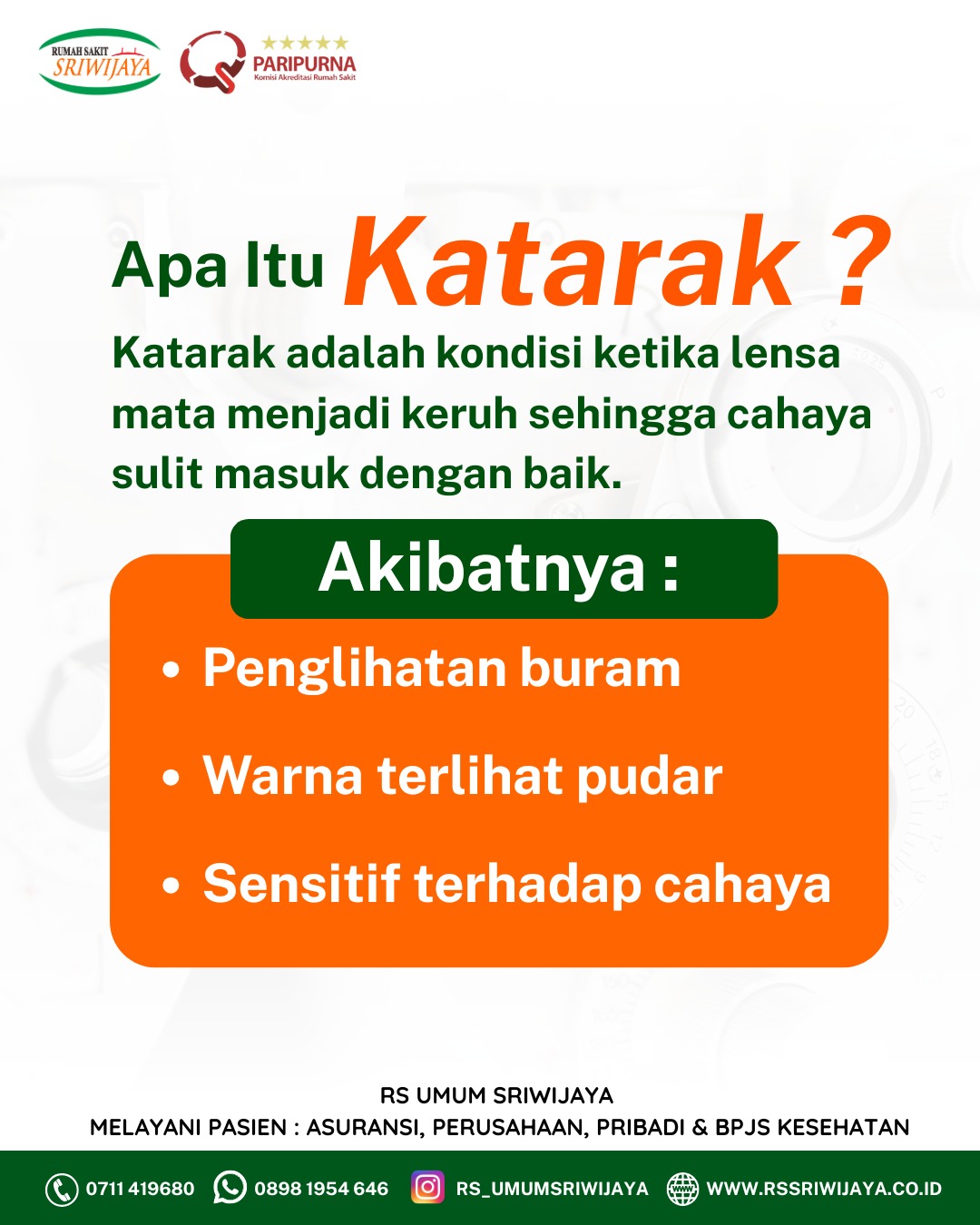 👁️ Pandangan mulai buram Jangan dianggap sepele!Kalau penglihatan terasa seperti berkabut, sila (1)