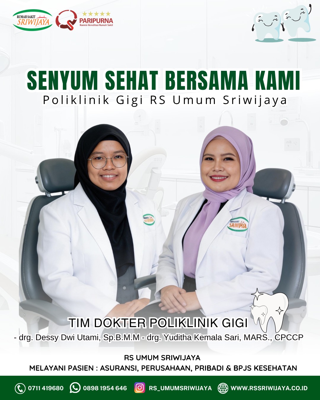 ✨ Senyum Sehat Dimulai dari Sini! 🦷💚Percaya diri dimulai dari senyuman yang sehat dan terawat.
