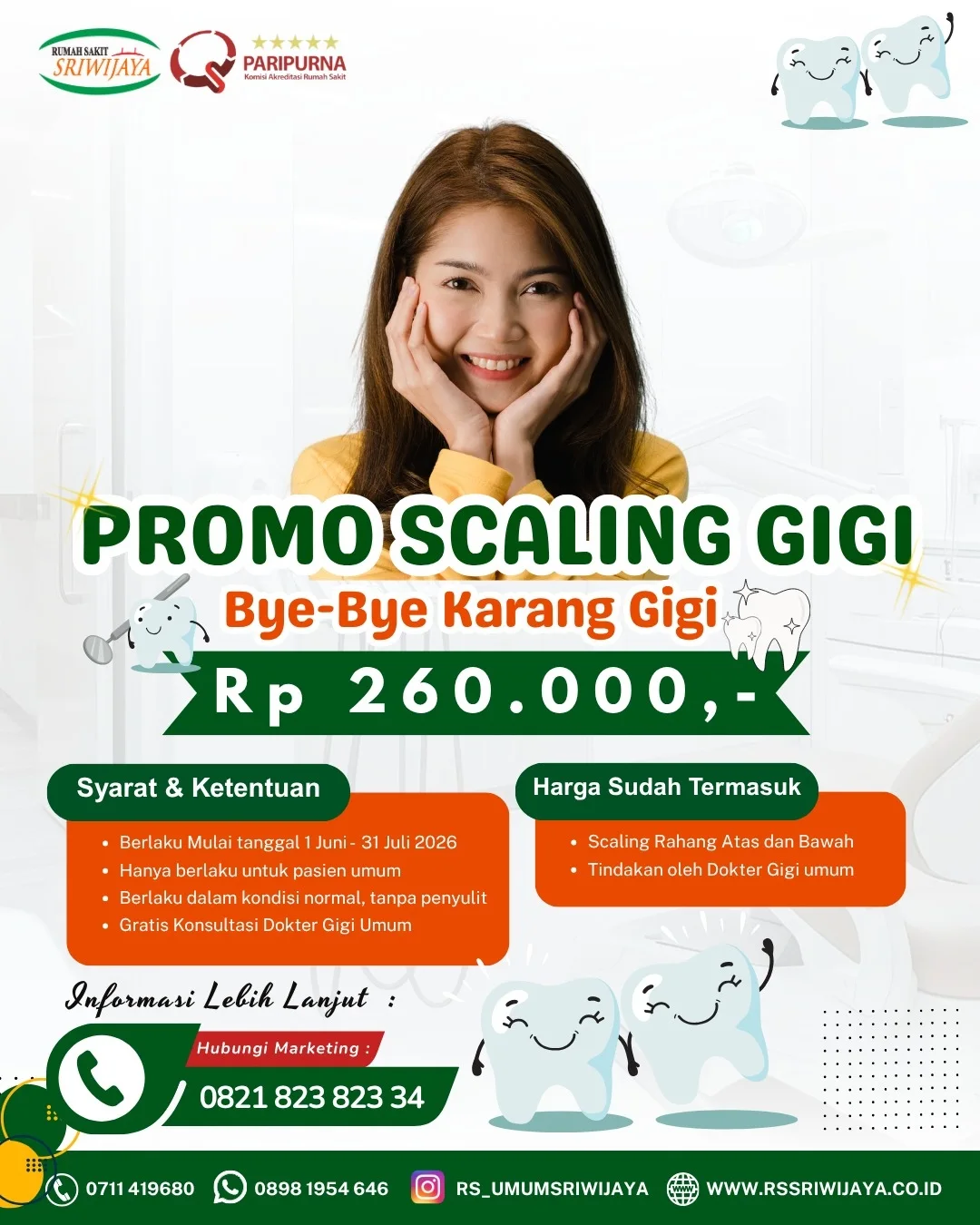 🦷 Saatnya Senyum Lebih Sehat! ✨Kapan terakhir kali kamu kontrol ke dokter gigi Jangan tunggu s (2)