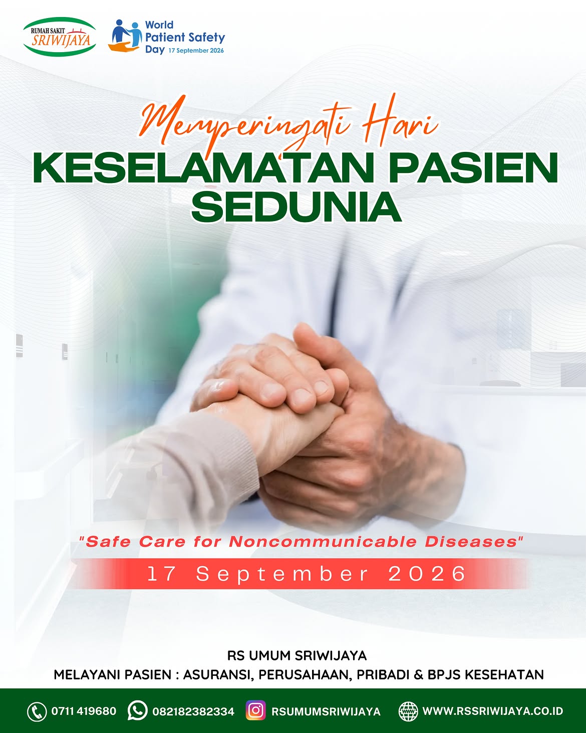 Memperingati Hari Keselamatan Pasien Sedunia 17 September 2026Safe Care for Noncommunicable Dis