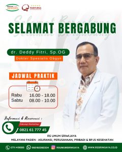 Selamat bergabung di RS Umum Sriwijaya