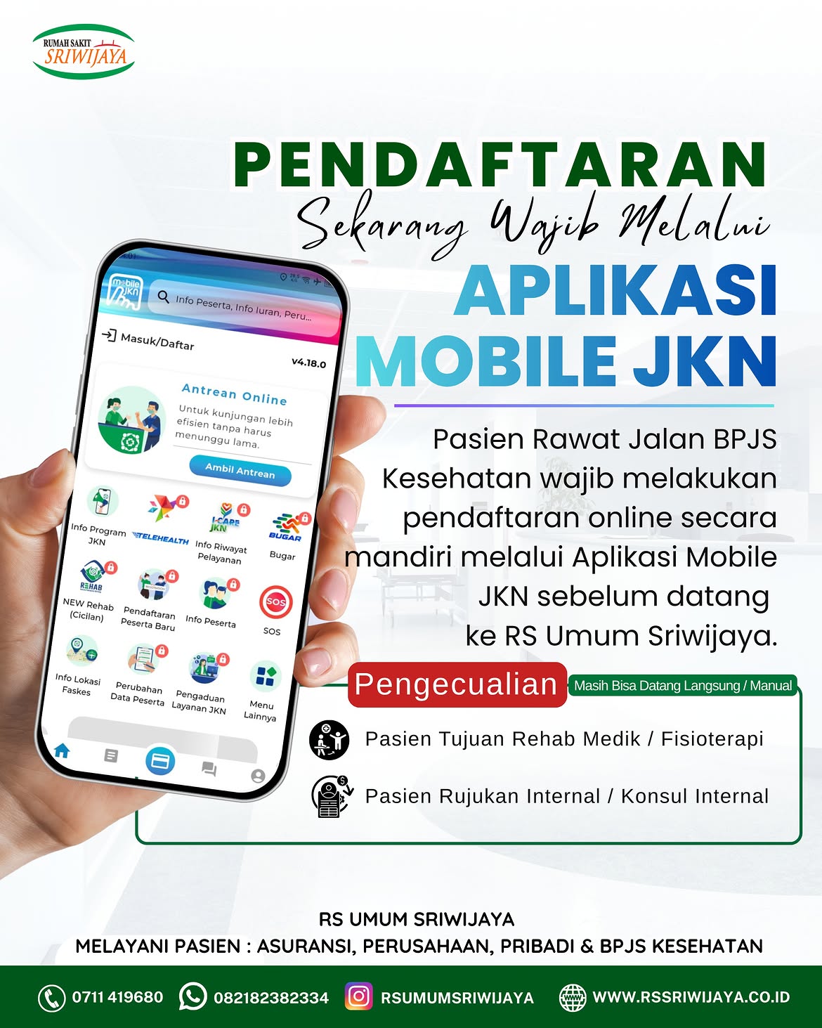 📢 PENGUMUMAN PENTING BAGI PASIEN BPJS KESEHATAN! 🏥Halo, Dolor Sriwijaya! 💚🧡Ada beberapa kete (1)