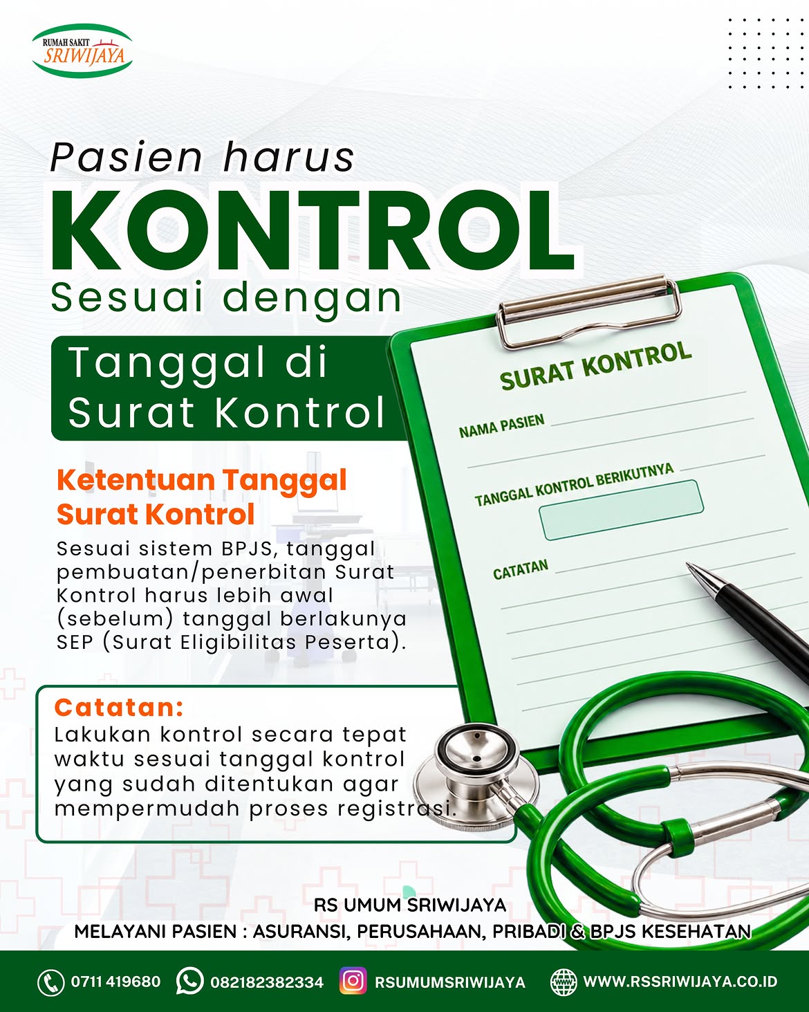 📢 PENGUMUMAN PENTING BAGI PASIEN BPJS KESEHATAN! 🏥Halo, Dolor Sriwijaya! 💚🧡Ada beberapa kete (2)